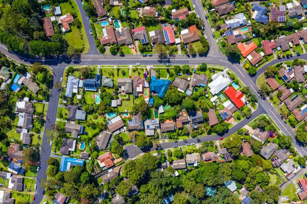 sydney-suburban-houses-aerial-photo