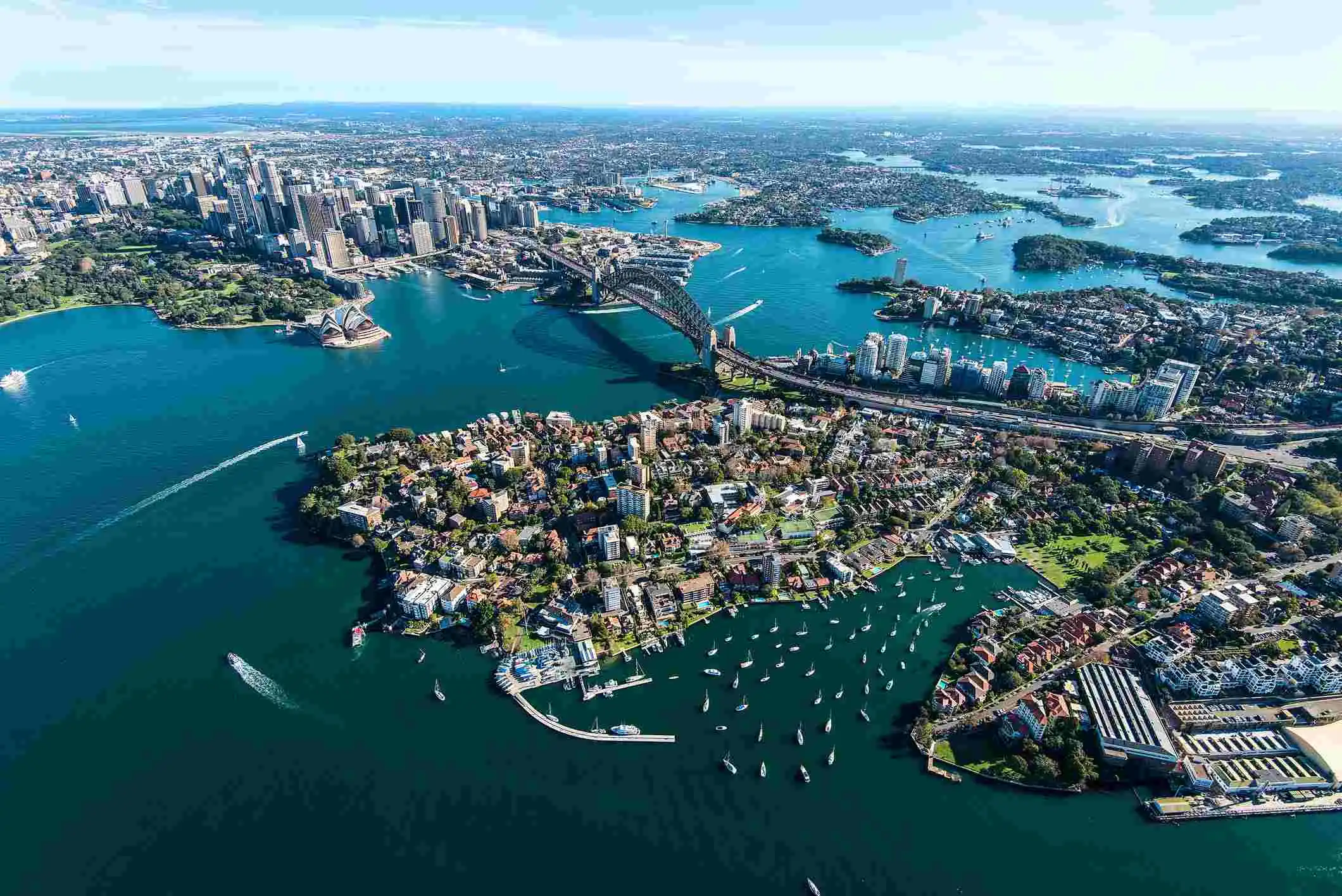 sydney-harbour-image-from-above